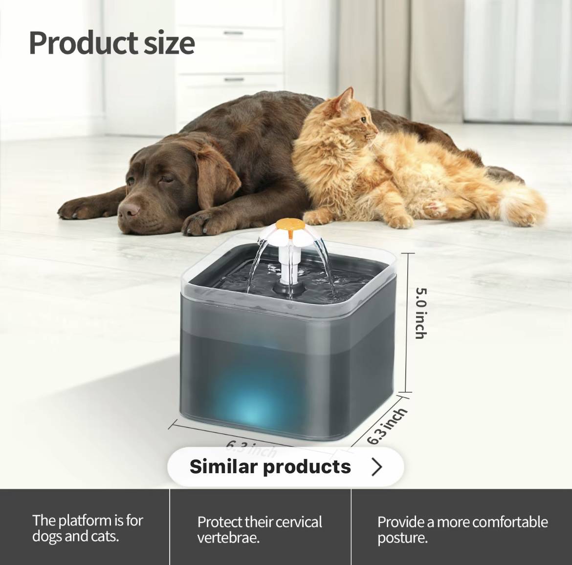 Reynpet E-Automated Pet Water Fountain - Image 4