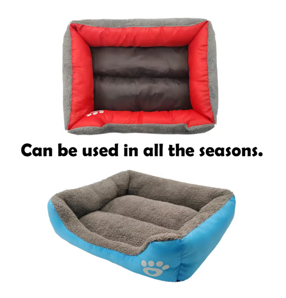 Rectangular Dog Bed with Waterproof Bottom & Easy Clean - Image 6